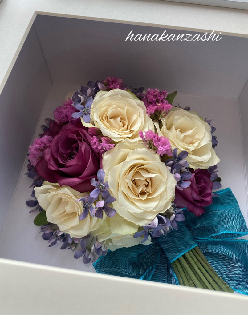 プロポーズの花束の保存