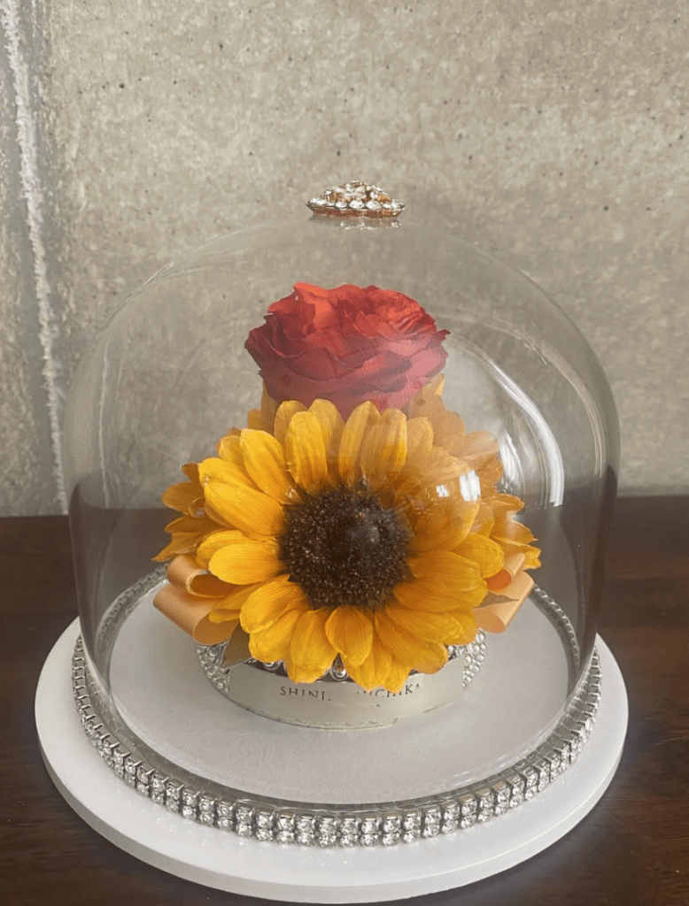 ひまわりのプロポーズ花束より