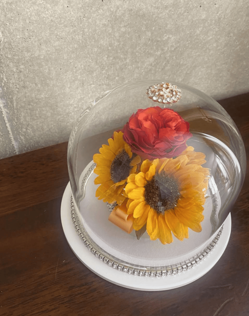 ひまわりのプロポーズ花束より